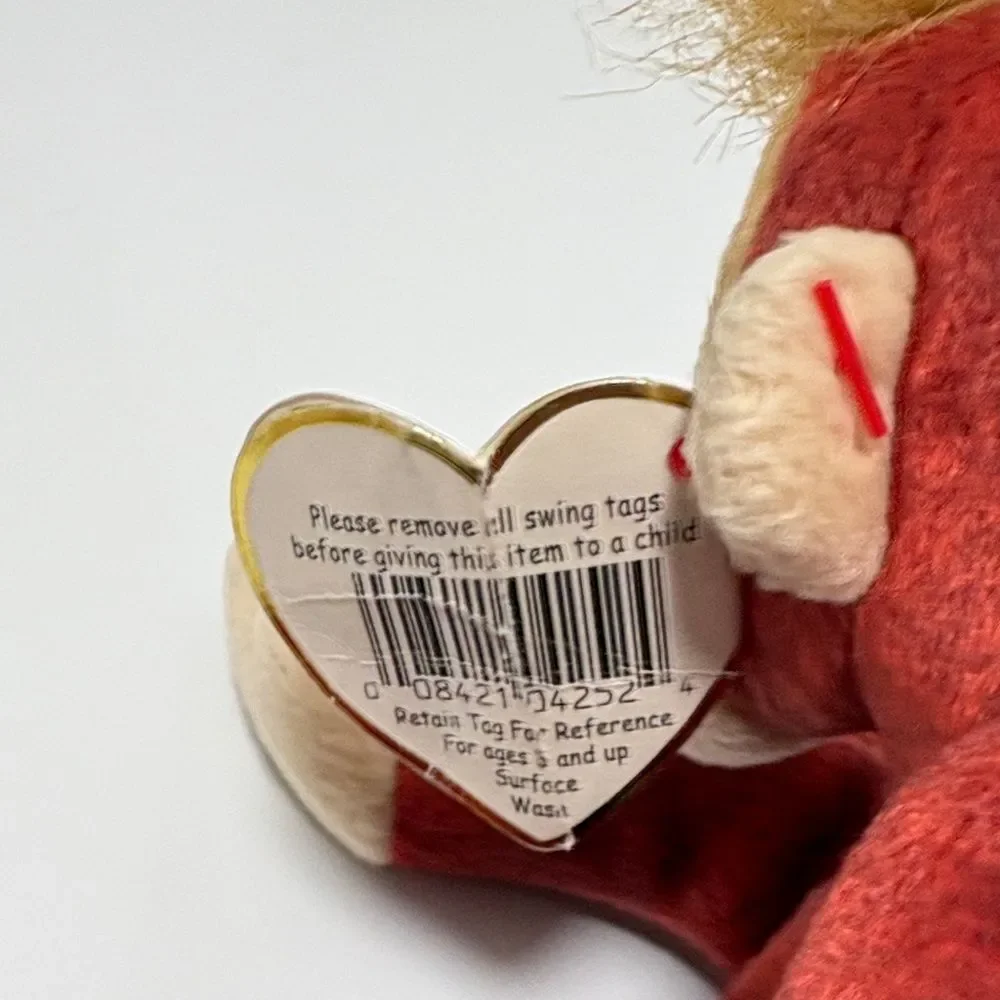 RARE  Ty Beanie Baby named Schweetheart the Orangutan